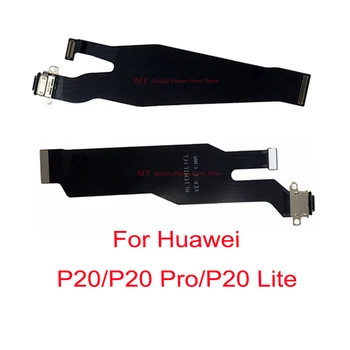 10 KOS Original Type-C Dock Priključek Odbor Polnjenje prek kabla USB Vrata Flex Kabel Za Huawei P20 / P20 Pro / P20Pro / P20 Lite Del