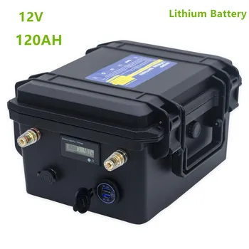 12v 120ah litij-ionska baterija 12V litij-120AH baterije z USB hitro polnjenje za Čoln propelerji, fish finder，LED lučka
