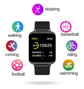 Za iPhone SE 2020 šport pametno uro s krvni tlak,kisika zapestnico in Fitnes, za Huawei Y6p Y5p Y8s Čast, 9, 9A 9C X10