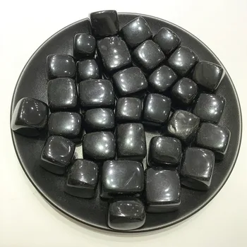 100 g Naravni Črni obsidian Degaussing Kamen Mineralov Fish Tank Naravne Crystal Gramoz Kamni Dekorativni padle kamen D3