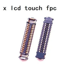 10pcs/veliko Original nov Zaslon na Dotik LCD Zaslon FPC priključek za iPhone X na matično ploščo logiko odbor mainboard