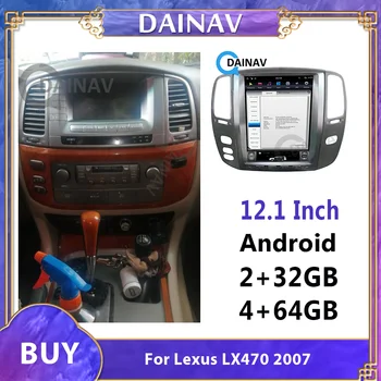 12.1 palca Android Avto Autoradio Igralec Za Lexus LX470 2007 Avto Multimedijski Predvajalnik Videa, GPS Navigacijo