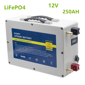 12v lifepo4 250AH baterije lifepo4 12V 250ah litij-ionska baterija fo rBoat propeler motorja，RV, MPPT Solarni