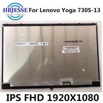 13.3 LCD Zaslon +Steklo Računalnike Montaža Z Okvirjem Za Lenovo Yoga 730S-13 730s-13 B133HAN05.1 1920X1080