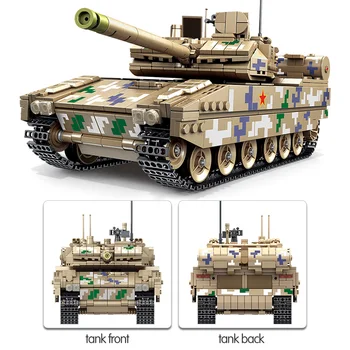 1424Pcs City Light Tank Bitka Model Gradnik Vojaške Svetovne Vojne MK4 Glavni Bojni Tank Soldier Znak Gradnik