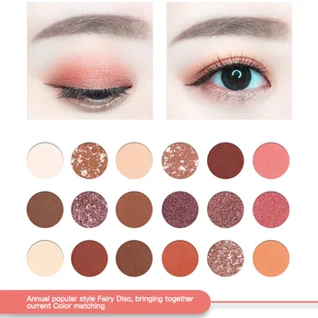 18 Barv Desert Rose Oči v Senci, Pearlescent Mat Bleščice Paleta Dolgotrajen Make up Senčilo Lepoto TSLM1