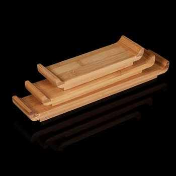 1Pc Bambusa Suši Ploščo Japonski Sashimi Suši Plošča Lesena Posoda za Kuhinjo Orodje