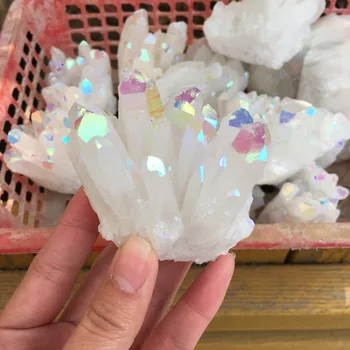 200 G Lep angel aura quartz crystal grozdov za dekoracijo