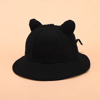 2019 bombaž Risanke Mačka ušesa vedro klobuk Ribič klobuk Sonce skp klobuki za ženske