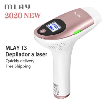 2020 NOVO Mlay Laser T3, IPL odstranjevanje Dlak Epilator Laser, Trajno Odstranjevanje Dlak Pralni Električni depilador laser 500000Flashes