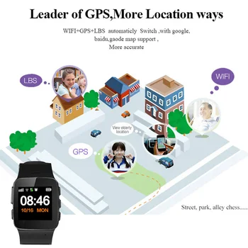 2020 Starejših Pametno Gledati Anti-izgubil SOS Wifi GPS LBS Sledenje Kartice Sim Nepremočljiva Smartwatch Gps Sledenje Pazi Za Odrasle