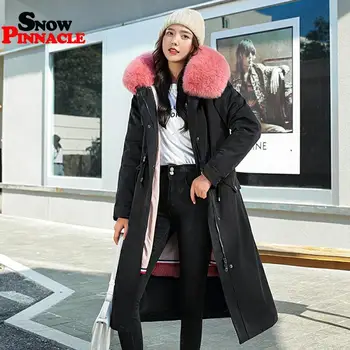 2020 ženske zimskih X-dolgo krzno plašč, jakne Priložnostne slim zgostitev toplo hooded parkas plašč Trdna outwear coat plus velikost