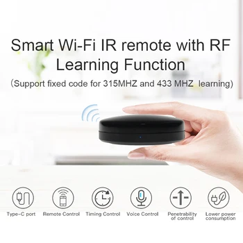 2021 Smart IR Krmilnik WiFi Glasovni Nadzor Z Alexa Google Domače Brezžično Smart Life/Tuya APP Remote Control Stikalo Pametni Dom
