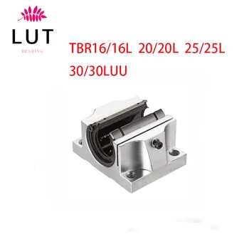 2PCS TBR16/16LUU TBR20/20LUU TBR25UU TBR30UU 16 mm Linearni Kroglični Ležaj Podporo Blok CNC Usmerjevalnik za 3D tiskalnik deli linearni železnici