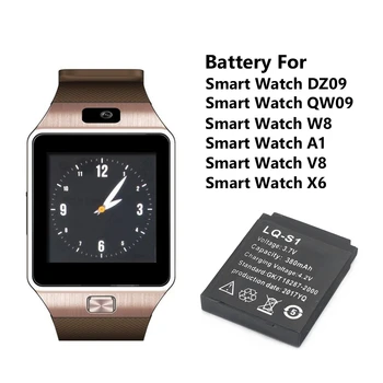 2pcs/veliko 3,7 V 380mAh Akumulatorska Baterija Za Smart Watch dz09 SmartWatch Baterije Zamenjava Baterije Za Pametno Gledati dz09