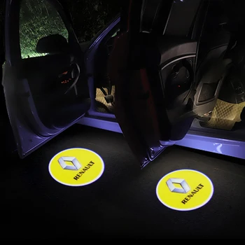 2pcs Vrata Avtomobila Dobrodošli Osvetlitev Notranjosti luči za Renault Megane 2 3 delovna halja Logan Clio Laguna 2 Captur Avto Opremo Auto Pripomoček