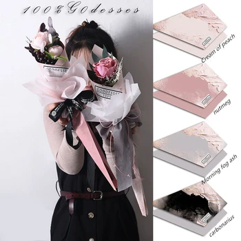 30x60cm Prozorni Embalaži Torba Nepremočljiva Plastično Vrečko Za Rose Šopek Poročni Cvet Dekor Materiala