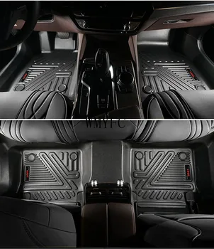 3D Meri Avto Talne Preproge Spredaj & Zadaj Za Toyota RAV4 2019 2020 Hibridni Modeli Nepremočljiva TPE Foot Pad Preprogo