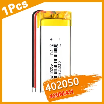 420mAh 3,7 V 402050 Litij-Polimer Baterija za Polnjenje Li-po Baterije Zamenjava za Kozmetične & Masaža Instrument GPS DVD