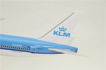 47 CM 777 B777 KLM Royal Dutch Airlines Model Diecast Smolo Letalo za Zbiranje Letalo Letalo Model Igrače Souvenri Kažejo Zaslon