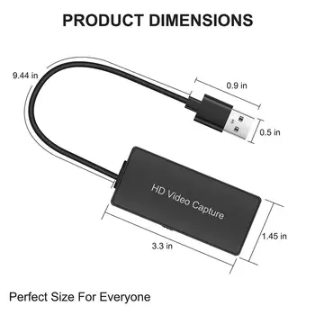 4K HD USB Zajem Video Kartice 1080P HDMI Avdio Video Naprave za Zajemanje Za High Definition Pridobitev Živo Oddajanje