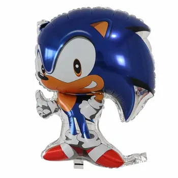 50pcs/veliko Sega Sonic Hedgehog Super Junak Dvojni Stranski Folija Balon rojstni dan baloni, dekoracija baby tuš zraka globos