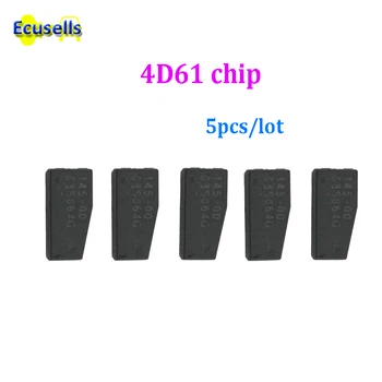5PCS/10PCS Čisto nov 4D61 čip tipko immobilizer transponder čip ID4D-61 T19 ID4D61 ID:4D(61) T19
