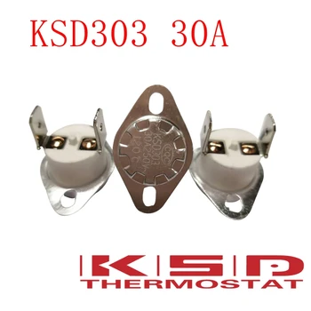 5pcs/veliko KSD301/KSD303 115C 115 Stopinj Celzija 30A250V N. C. Normalno Zaprt Keramike Stikalo, Termostat za nadzor Temperature stikalo