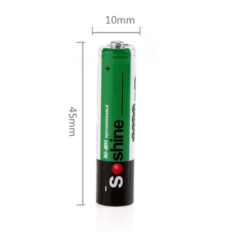 8pcs Soshine AAA, 1,2 V 1100mAh Ni-Mh Baterija za ponovno Polnjenje z 1000 Cikel + Prenosne Baterije Polje