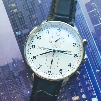 AAA Kakovosti Vrh luksuzni Švicarska blagovna znamka Moških, ki jih je samodejno mehanska ura Tourbillon Self-Veter ročne Votlih-nazaj design ura