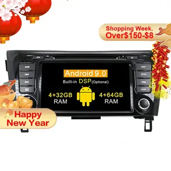 Android 9.0 Avto dvd GPS Radio Predvajalnik za Nissan X-TRAIL, Qashqai Dualis Rouge 2013-2017 predvajalnik dvd-jev, BT Stereo Multimedijske vodja enote