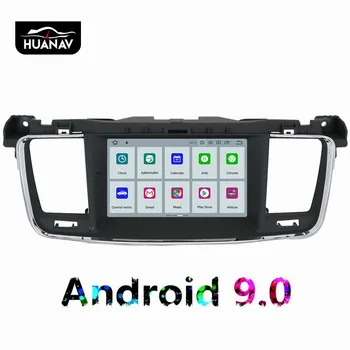 Android 9.0 Avto DVD predvajalnik, GPS navigacija za PEUGEOT 508 2011 2012 2013 avtoradio, predvajalnik večpredstavnostnih auto stereo vodja enote