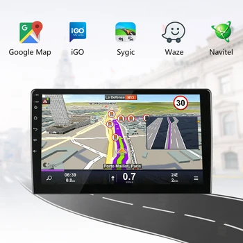Android 9.0 Univerzalno 2Din 4G Avto Radio Multimedijski Predvajalnik Videa DSP GPS Navigaion 9/10.1