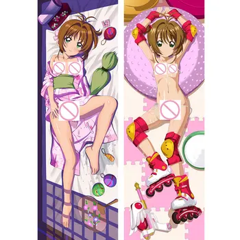 Anime Card Captor Sakuraes blazino Zajema Dakimakura primeru CCS Seksi dekleta 3D Double-sided (obojestransko), Posteljnina, Objemala Telo prevleke CS04