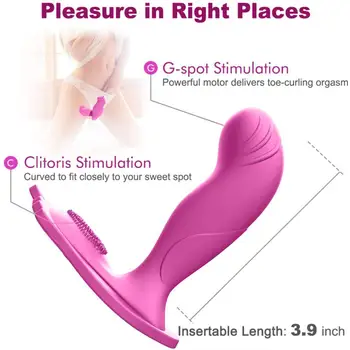 APHRODISIA 10 močan hitrost Dildos Vibrator, Lezbijke, Brezžični Daljinski upravljalnik Sex Igrača za Ženske Masturbacija Klitoris Stimulator
