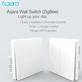 Aqara Smart Stikalo za Nadzor Svetlobe ZiGBee wifi brezžični Stensko Stikalo Preko Pametni Daljinski Smart Home delo z Pametnega Doma App