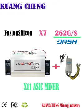Asic Dash FusionSilicon X7 262 G Dash rudar X11 Dash kovanec rudarstvo Bolje Kot bitmain D3 D5 S9 Z9 Mini Bajkalsko BK-X X10 BK-G28