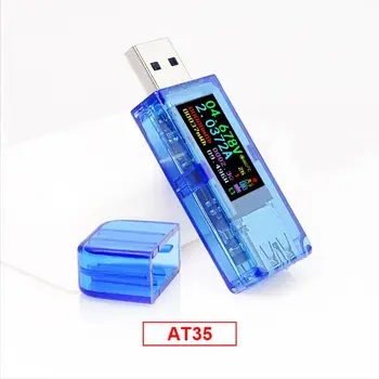AT35 USB 3.0 LCD Multimeter Voltmeter Ampermeter Tekoči Meter Moči Banke Tester Hotselling 63HF