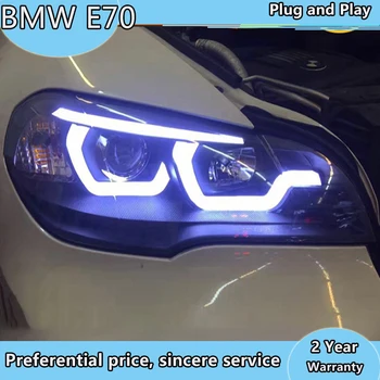 Avto Styling Rep luči za BMW E70 X5 Rep Luči 2007-2011 za X5 E70 Zadnje Luči DRL+Vključite Signal+Zavora+Obratno