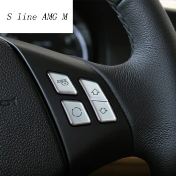 Avto Styling Volan Gumb Zajema ohranjanje dekoracijo Trim Nalepke Za BMW e90 X1 (E84 Notranje zadeve auto Dodatki