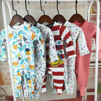 Baby Dekle Romper Novorojenčka Sleepsuit Cvet Otroka, Igralne Obleke 2019 Malčke Baby Oblačila Z Dolgimi Rokavi Novorojenčka Jumpsuits Baby Boy Pižami