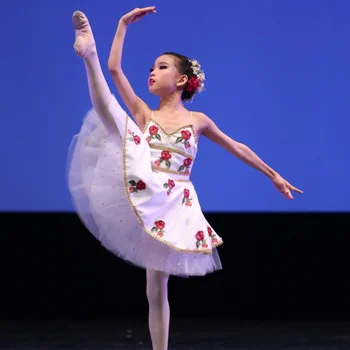 Baleta tutus fo prebujanje Flore Romantični balet tutu punca in ženske fazi baletni kostumi tutu dancewear