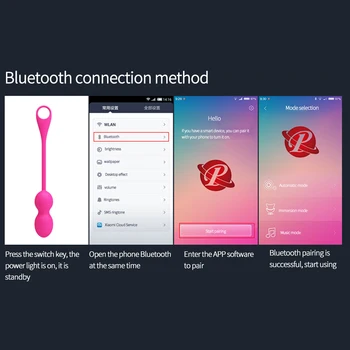Bluetooth App Brezžični Nadzor Vibrator Sex Igrača za Ženske USB Polnilne Skok Jajca, Vibratorji Keglove Vaginalne Zaostritev Gejša Žogo