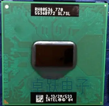 Brezplačna Dostava CPU prenosni računalnik Pentium M 770 CPU 2M Cache/2.13 GHz/533/Dual-Core Vtičnico 479Laptop procesor PM770 podporo 915
