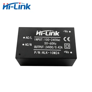 Brezplačna dostava Hi-Link novo 5pcs 220v 24V 10W AC DC izolacijski preklapljanje korak navzdol napajalni modul AC DC pretvornik HLK-10M24