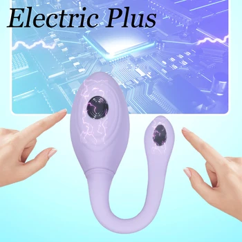 Brezžični Daljinski Vibrator Hlačke Vibracijsko Jajce Električnega Udara Vibrator za Klitoris Stimulator Glasovni Nadzor Sex Igrače za Ženske