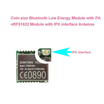 Buy bluetooth modul 1200 dolge razdalje prenosa NRF51822 modul IPX dodatno anteno PTR5518PA brezplačna dostava