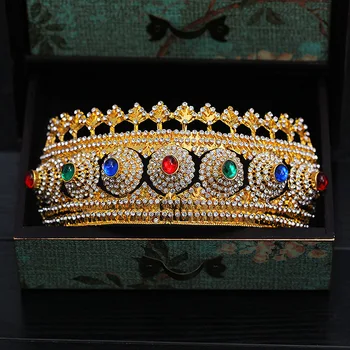 CC posla nakit tiaras in krone baročno hairbands poročni dodatki za lase za, nevesta, razkošje kraljica praznik trgatve xy399