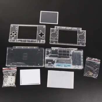 Celotno Zamenjavo Upravljavca Zaščitni Pokrov Primeru Za Nintendo DS Lite Stanovanj Lupini Zaslon Leče Kristalno Jasno
