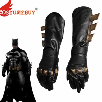 CostumeBuy Cosplay Opremo Superheroj v Superman Dawn of Justice rokavice Modno usnje, cosplay rokavice Črne